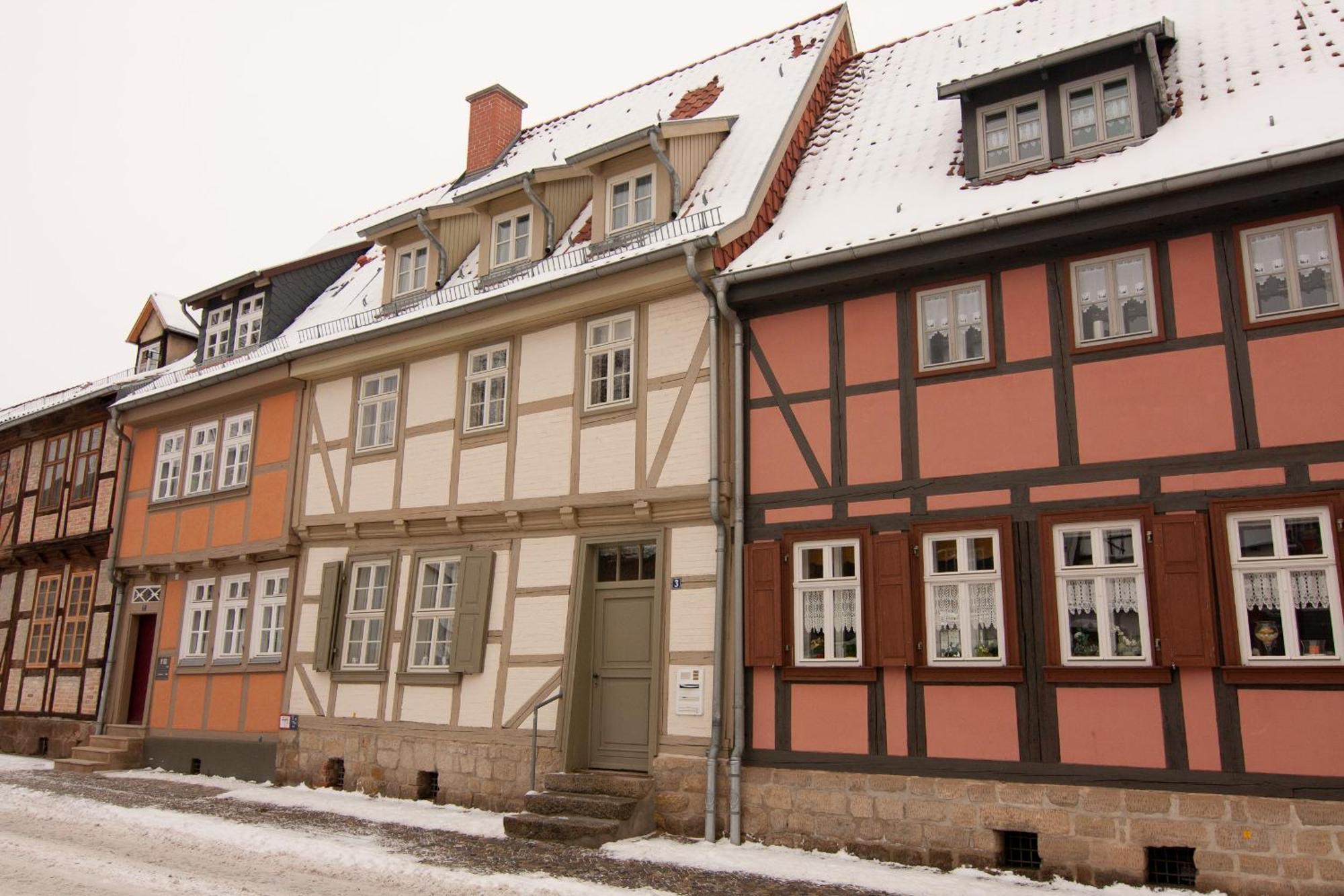 Ferienwohnung Urlaub im Fachwerk - Klink Quedlinburg Exterior foto